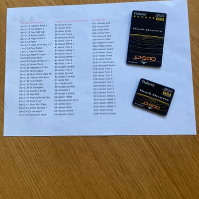 Roland SL-JD80-03 Rock Drum ROM Card Set image 3