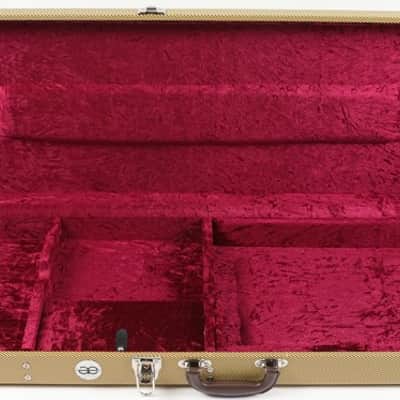 Allen Eden Tweed Hard Shell Guitar Case for Strat / Tele Styles image 2
