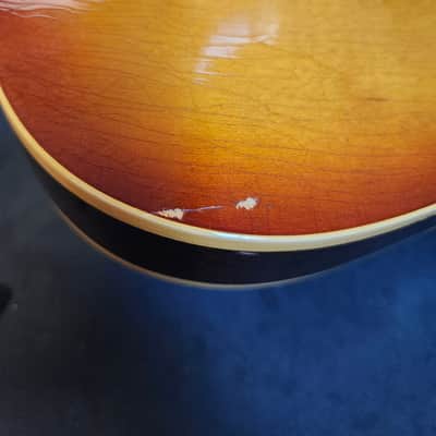 Vintage 1965 Epiphone (Kalamazoo) Granada E444T Thinline Archtop Electric Guitar - Sunburst with Gibson Case image 17