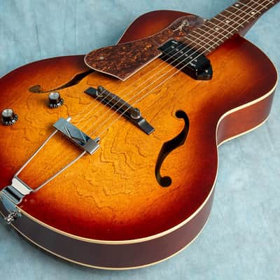 Godin 5th Avenue Kingpin P90 Left-Handed Cognac Burst 2026 Hollowbody Electric Guitar No Bag/Case image 3