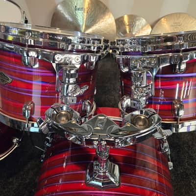 Tama Starclassic Walnut/Birch 5pc Shell Pack 2019 - Present - Lacquer Phantasm Oyster image 4