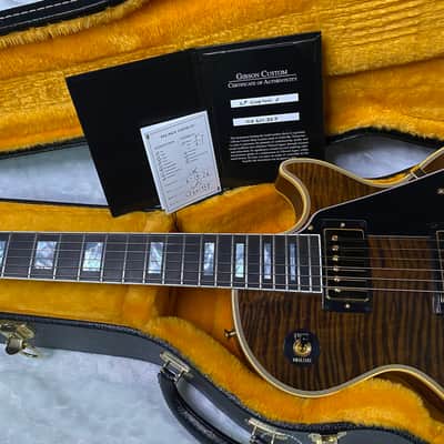 NEW! Gibson Dealer Select Custom Shop Les Paul Custom AAAAA Flamed Curly Maple Top - Authorized Dealer - Curly Monster Flame! WOW! 9.4 lbs - G07389 image 14