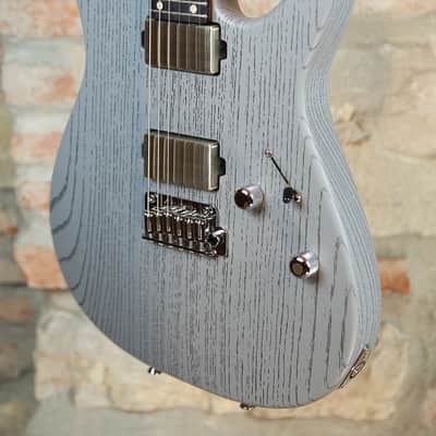TOM ANDERSON Angel Player HH - Swamp Ash Body & Chocolate Maple Neck - Satin Organic Grain Super Sonic Gray image 11