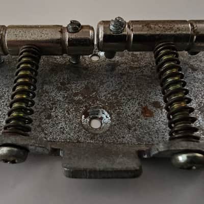 Teisco Bridge / Neck Plate 60's - Chrome image 4