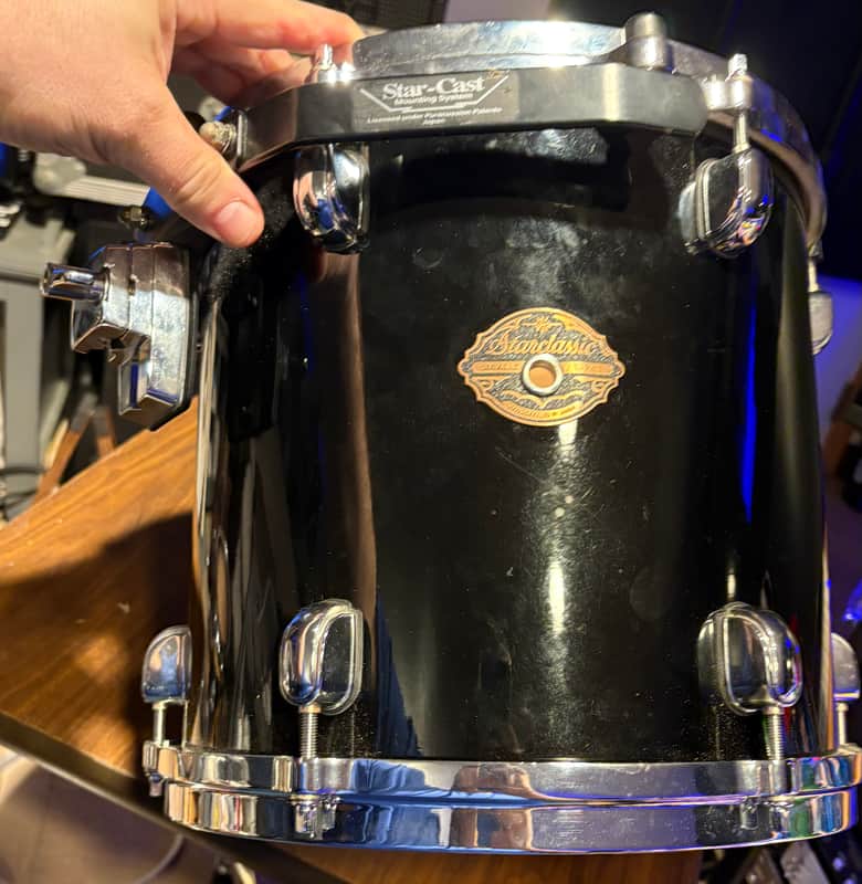 Tama Starclassic 11x12 Rack Tom - Piano Black image 1