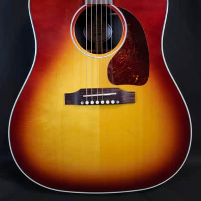 Gibson J-45 Studio Rosewood, Rosewood Burst, Satin Rosewood Finish, Gloss Top , W/HSC image 5