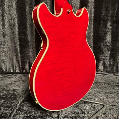D'Angelico Excel Mini DC Trans Cherry With Free Gig Bag image 4