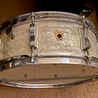 1968 Ludwig No. 900 5.5" x 14" Super Classic Snare Drum Keystone Badge image 8