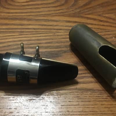 MINT WOODWIND EDUCATOR B5 ALTO SAXOPHONE MOUTHPIECE VINTAGE CAP AND NICE STURDY PRO LIGATURE FREE SHIP image 18