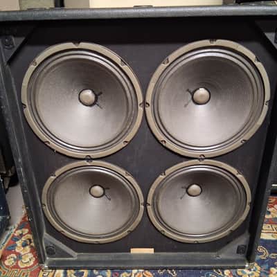 Ampeg V4 4x12 Guitar Bass Speaker Cabinet Early 1970s Original Eminence Speaker image 3