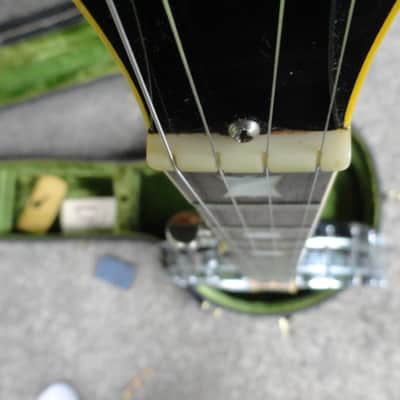 Vintage all original 1967 Gibson RB250 w Lifton Case image 11