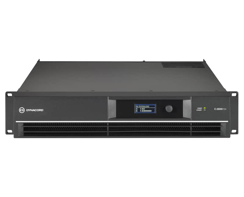 Dynacord C2800FDI 2-Channel 1400-Watt Power Amplifier with DSP image 1