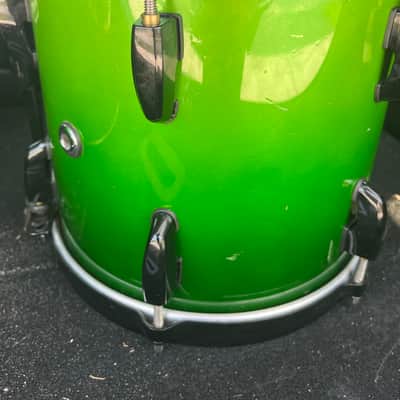 Pearl Masters Custom MMX 10x9 Rack Tom Early 2000’s - Emerald Fade image 4