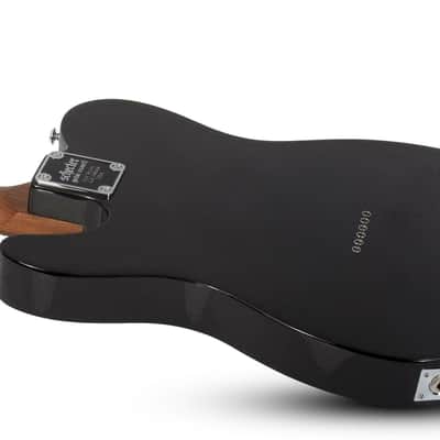Schecter Nick Johnston Signature PT Electric Guitar in Atomic Ink Bundle with Hard Shell Carrying Case (2 Items) image 7