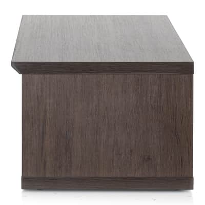 Gator Elite Furniture Series 4U Desktop Studio Rack - Dark Walnut Brown Finish image 3