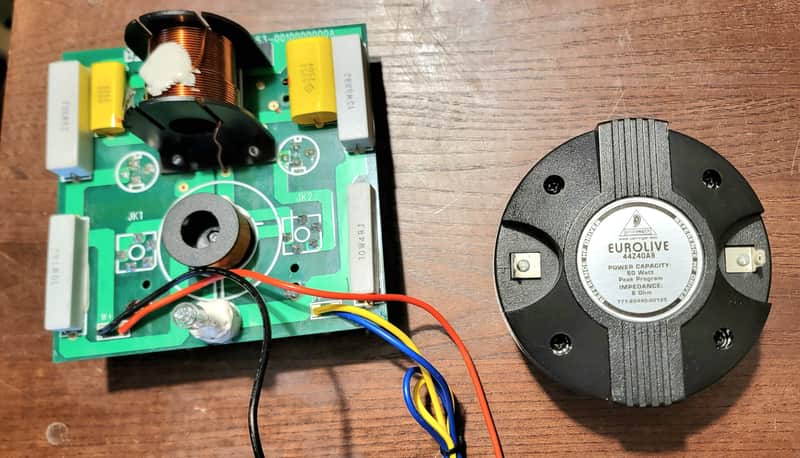 Behringer PA/DJ 1- 80 watt High Frequency Driver 1-400w Passive Crossover B212 image 1