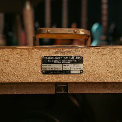 Wurlitzer Model 112 with Matching Valve Amp 1955 - 1956 image 7