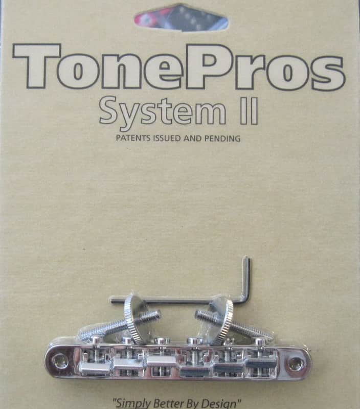 TonePros AVR2-C Chrome Tuneomatic Bridge image 1