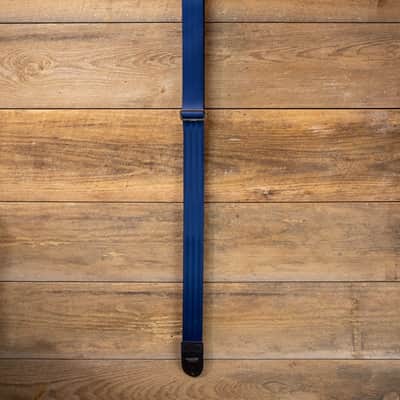 Couch - Navy and Buckskin Seatbelt Guitar Strap - SB017 image 2