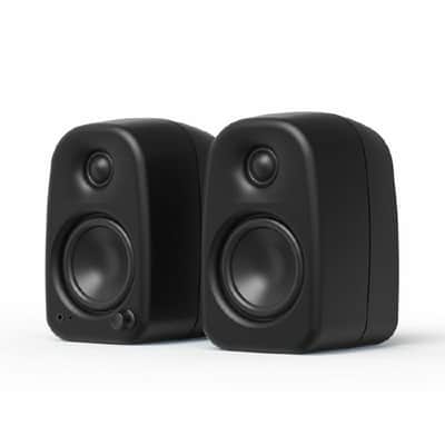 Kanto UKI Compact 3" Active Desktop Speakers with Bluetooth (pair, black) image 3