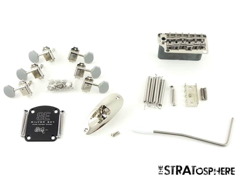PRS SE John Mayer Silver Sky Paul Reed Smith HARDWARE SET TREMOLO TUNERS PLATE. image 1