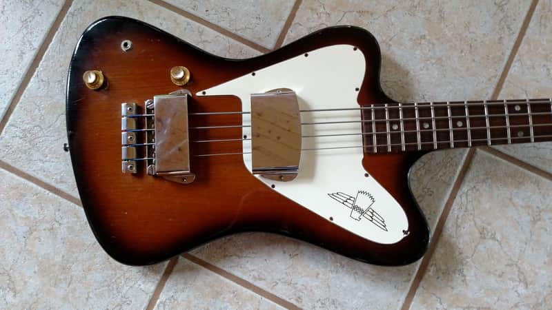 Gibson 1967 Non Reverse Left Hand Thunderbird II. Once owned by CheapTrick! Few made! OHSC image 1