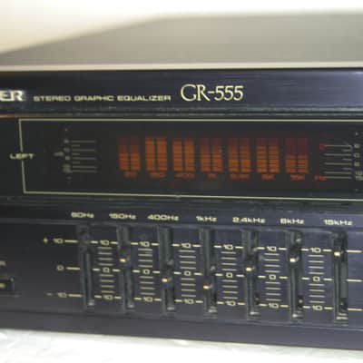 Pioneer GR-555 7-Band Stereo Graphic Equalizer w/ Independent Spectrum Analyzer image 4