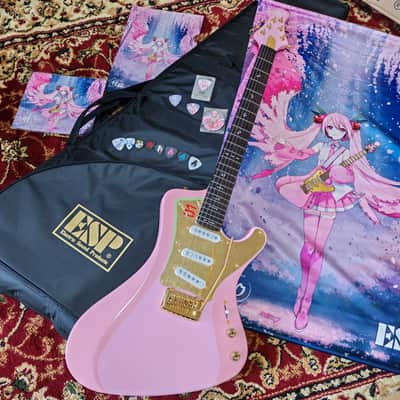 2025 ESP Edwards E-STREAM Miku Custom, Sakura Edition | Reverb