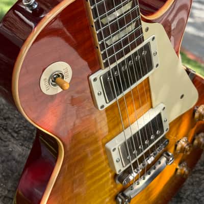 Gibson Les Paul Standard '59 Yamano Custom Shop Historic Reissue Tom Murphy Aged Edwin Wilson R9- Sunrise Teaburst 2007 image 7