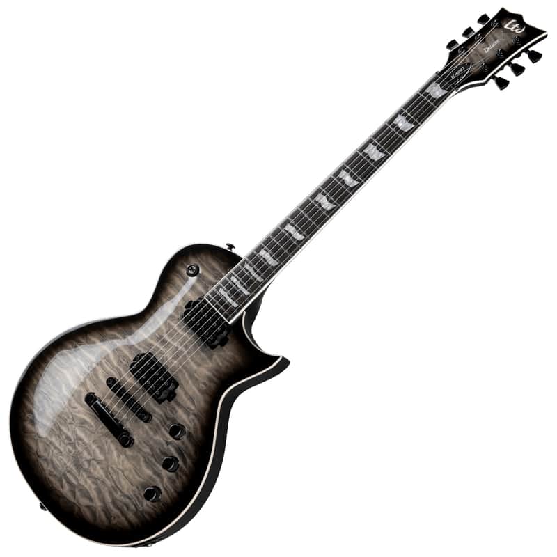 ESP LTD EC-1000T Electric Guitar - Charcoal Burst image 1