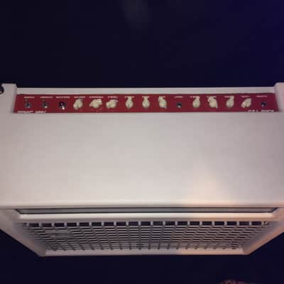 Industrial Amps Rock 120  Combo White Handmade Boutique Tube Guitar Amplifier image 5