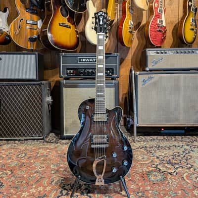 Guild Newark St. Collection Aristocrat HH 2020 - Present - Trans Black Burst image 3
