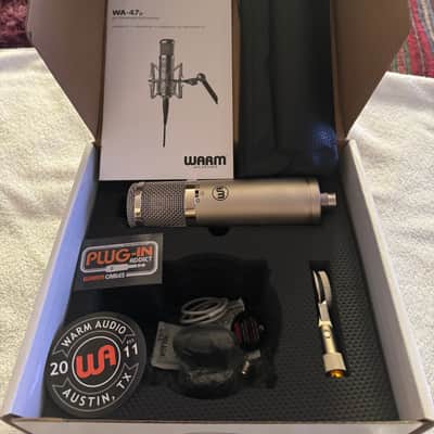 Warm Audio WA-47jr Large Diaphragm Multipattern FET Condenser Microphone 2018 - Present - Nickel Bild 4