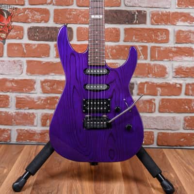 ESP The Mirage See-Thru Purple 1995 w/Hardshell Case image 1