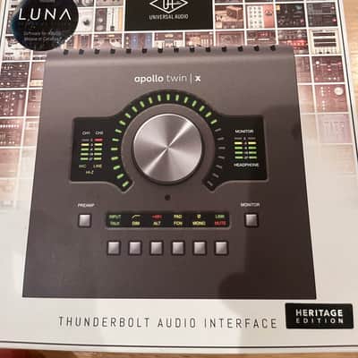 Universal Audio Apollo Twin X QUAD Heritage Edition Thunderbolt 3 Audio Interface 2020 - Present - Gray image 2