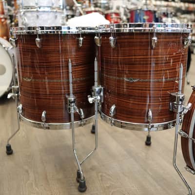 Like New Tama Star Bubinga 5-Pc Shell Pack 10/12/14/16/22 (Limited Edition Natural Rosewood) image 9