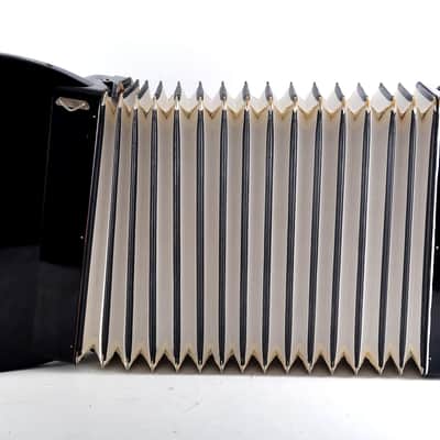 Vintage Top German Made LMM Accordion Hohner Verdi III M - 120 bass, 12 switches + Original Hard Case & Straps image 15