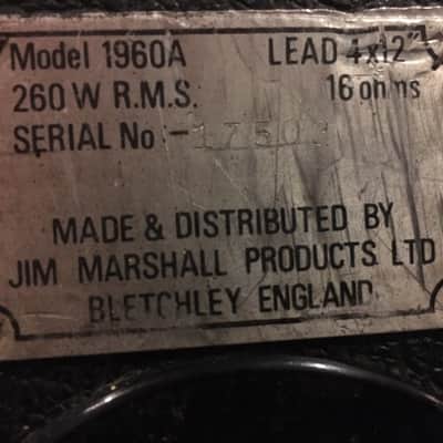 Marshall JCM 800 1960 Lead image 10