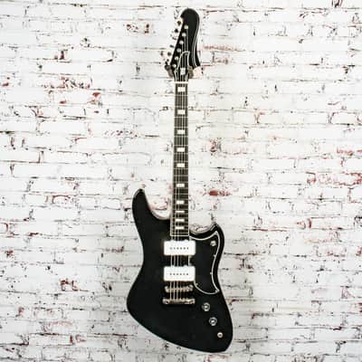 Bilt El Hombre Electric Guitar, Black w/ Lollar Jazzmaster Pickups & Case x7050 (USED) image 2