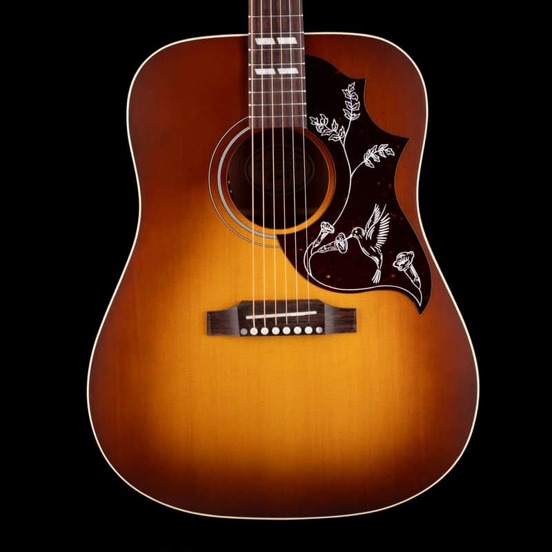 Gibson Hummingbird Special Satin Honey Burst Acoustic Electric with Gig Bag