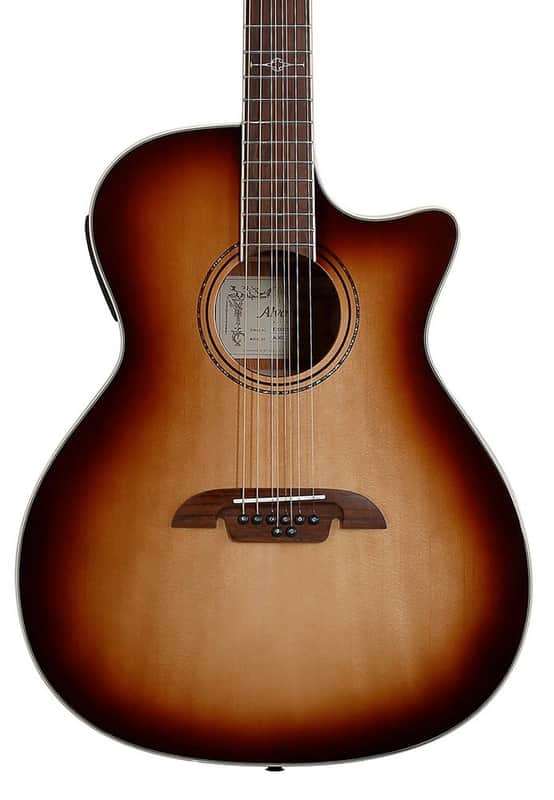 Alvarez Guitars AG608CESHB Grand Auditorium Acoustic Electric - Shadowburst/Gloss image 1