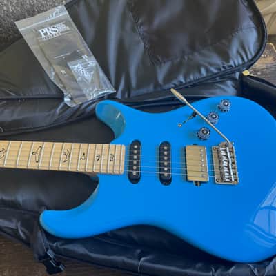 Paul Reed Smith PRS Fiore guitar in Larkspur blue finish. image 9