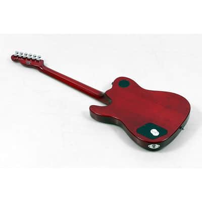 Fender Jim Adkins JA-90 Telecaster Thinline Electric Guitar Regular Transparent Crimson Red image 2