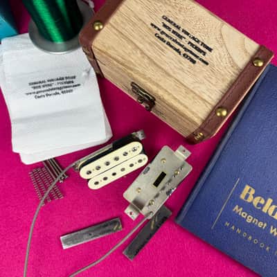 General Vintage Tone 1958 - 1959 Nos Wire Belden PAF Humbuckers Double porcelain  Celullose acetate CAB for les Paul ®️ SG ®️ - Double porcelain aged image 3