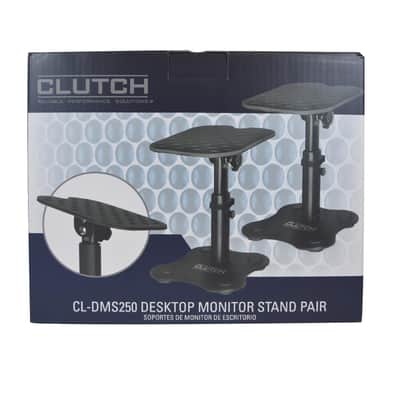 Clutch CL-DMS250 Adjustable Height Desktop Studio Monitor Speaker Stands Pair image 16