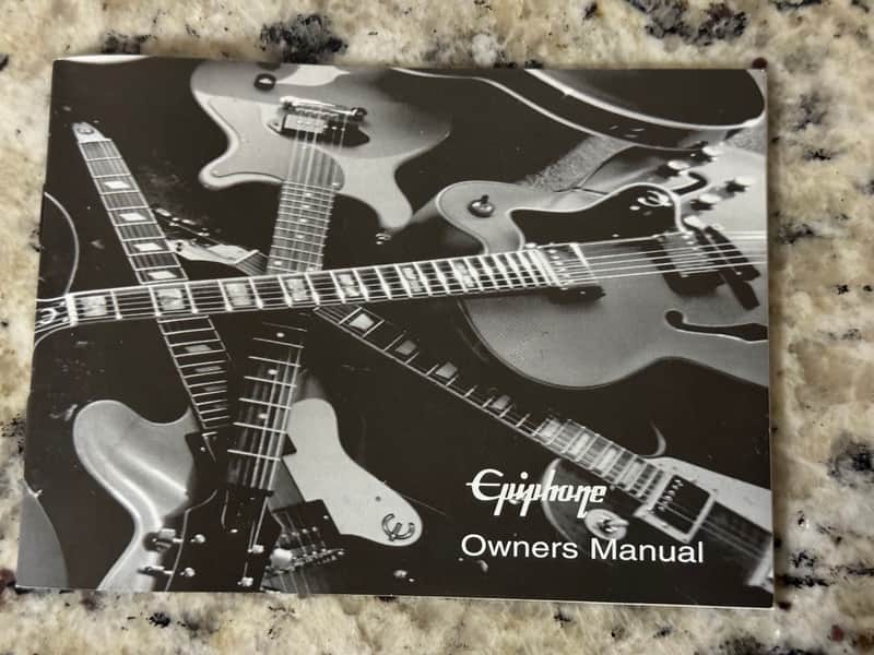 Epiphone Owners Manual 2003 Casino Les Paul Flying V AlleyKat B. B. King Special II Fat 210Jack Cassidy Bass image 1