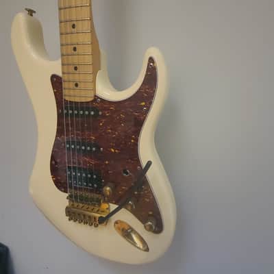 Kramer USA Pacer HSS Rockinger Brass Bridge 1983 Cream image 15