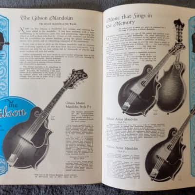 Gibson Catalogue 'Q' - 1928 – A 1976 Paper re-print by Pickin' Productions, USA. image 7