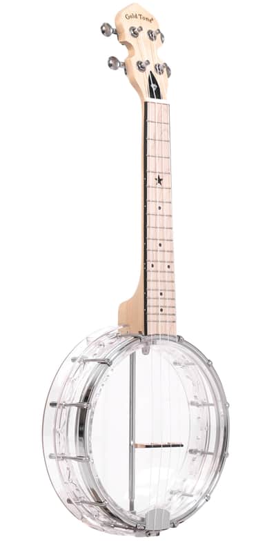 Gold Tone Little Gem (Diamond): See-Through Banjo-Ukulele with Bag image 1