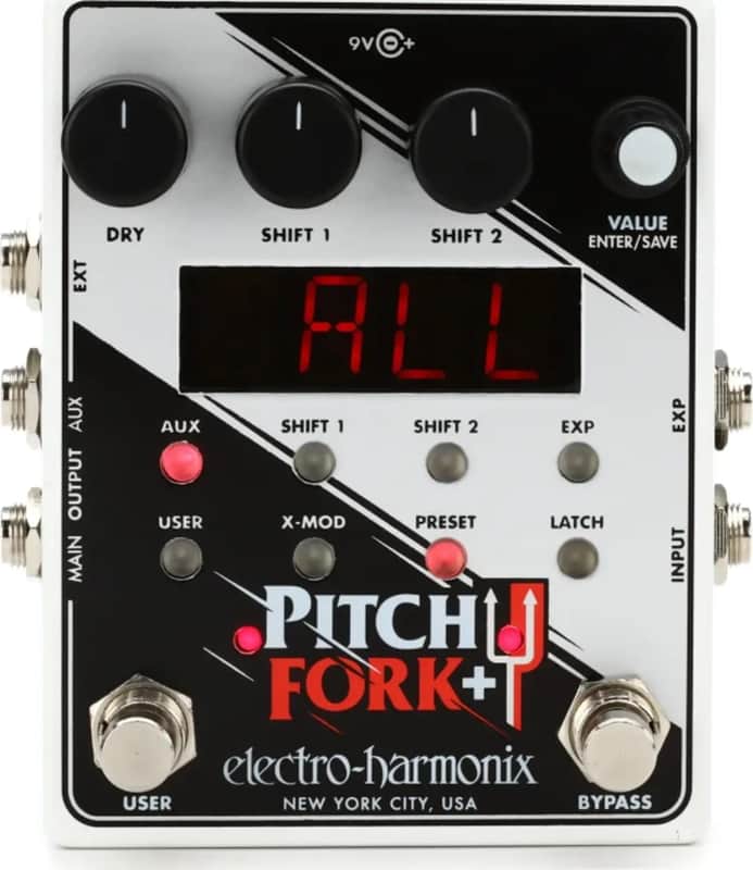 Electro-Harmonix Pitch Fork + Polyphonic Pitch Shifter Effects Pedal image 1